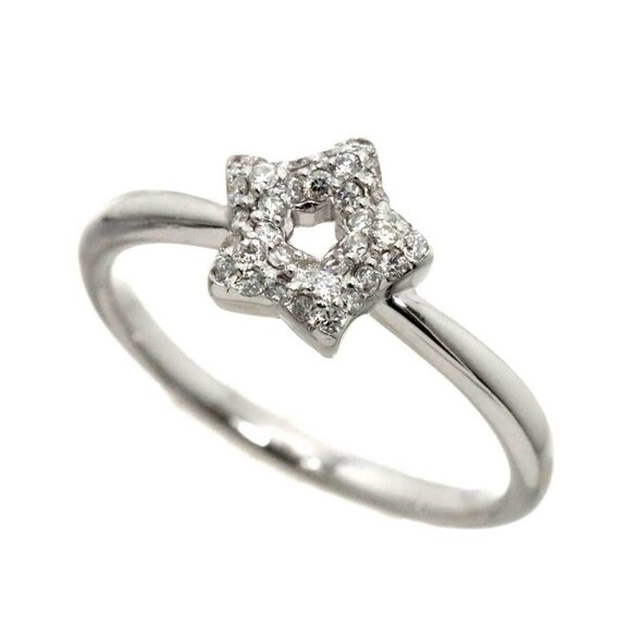Ponte Vecchio Diamond 0.17ct Ring 18K WG 750 Size4.5(US) 90246997